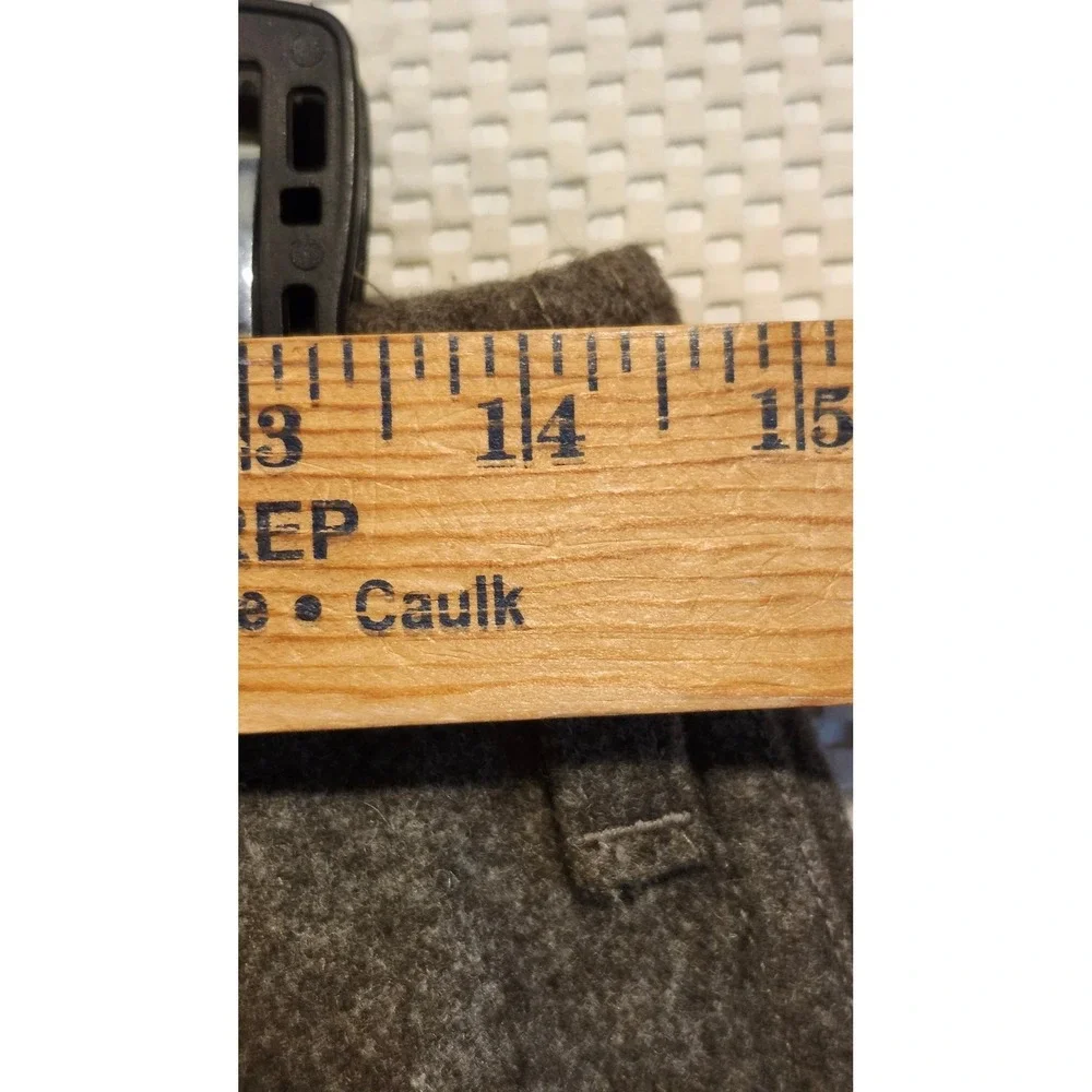 Vintage Swedish Military 1960 Wool Cargo Pants Grey Brown 29x27 M58 Vietnam Era‎